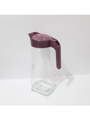 1400 ml Kapaklı Cam Sürahi