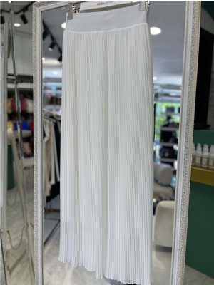 Nurgün Piliseli Etek 3060 - Beyaz - 1