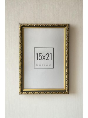 A5 Boyutunda (15X21) 2mm Kalınlığında Düz Camlı Desenli Çerçeve