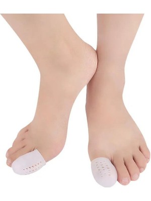 Sanal Trend 2 Çift Silikon El Ayak Parmak Delikli Koruyucu Uzunluk 4 Cm