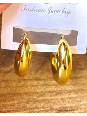 Monalisa Home Gold Renk Lüks Gösterişli Figürlü  Küpe