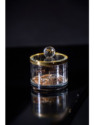 Ultranova El Yapımı Lüks Cam Takı Ve Yüzük Kutusu, Şık Ve Dekoratif 1 Adet