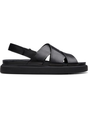 Clarks Deri Siyah Kadın Sandalet 26181255