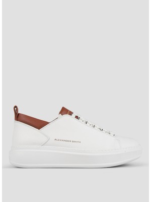 Alexander Smith Beyaz - Kahverengi Erkek Sneaker Wembley