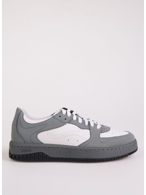 Hugo Beyaz-Gri Erkek Deri Sneaker RED-50529587