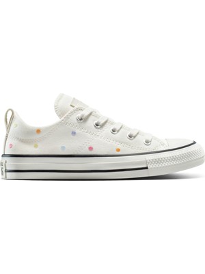 Beyaz Kız Çocuk Kanvas Yürüyüş Ayakkabısı A12619C.103-CHUCK Taylor All Star