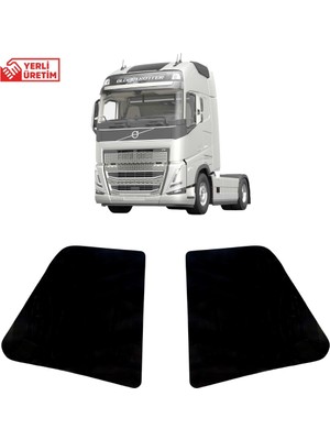 KUZGUN YAN YATAK PLEKSİ VOLVO EURO-6  2015-2025 CAM GÖRÜNÜMLÜ PLEKSİ MALZEME PARLAK 4mm ARACA ÖZEL