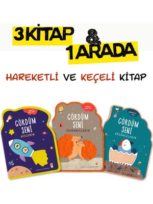 Gördüm Seni 3’lü Kitap Seti – Hislerim, Düşüncelerim, Davranışlarım | 6 Ay-4 Yaş Eğitici Okul Öncesi Satıcının Ortalama Ürün Puanı  4.5