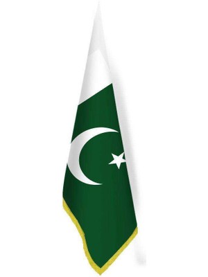 Asilmeydan Pakistan Bayrağı - Ofis-Makam-Toplantı Odaları - Saçaklı Makam Bayrağı