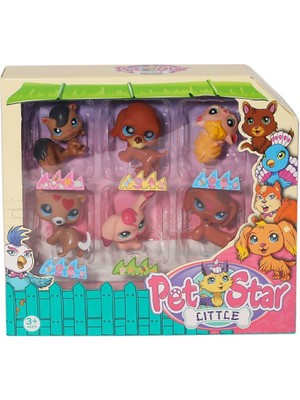 Linea Pet Star Little Neşeli Miniş 6'lı Set NO:3046A2