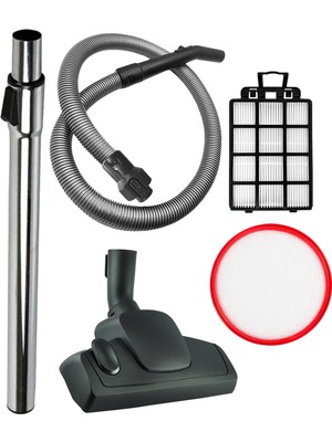 Arzum uyumlu Ar 4005 / 4006 / 4027 Olimpia Turbo Uyumlu Hortum Boru Başlık ve Hepa Filtre Seti 5'li