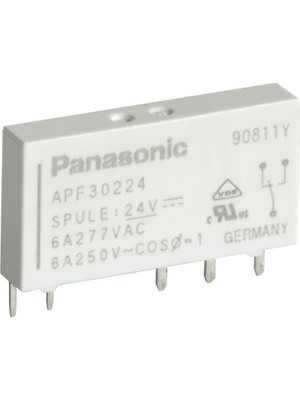 Panasonic APF30224 ,24VDC 1A1K/6A 5-Pin Slim Röle