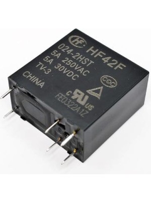 Panasonic Hongfa HF42F/024-2HST ,24VDC 1A/5A Pcb-6-Pin Röle