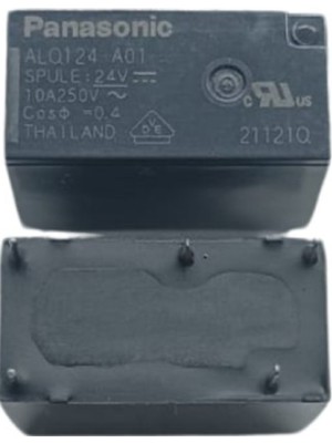 Panasonic ALQ124A ,24VDC 1A1K/10A Pcb-5-Pin Röle