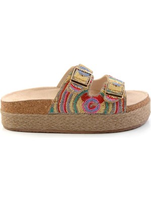 Bej  Kadın Terlik K04678080387