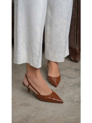 Mayer Taba Rugan    Topuklu Ayakkabı