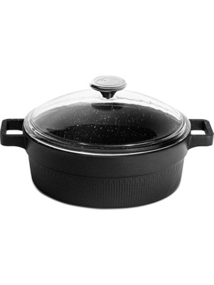Cem Granit Master 2 Li Set (24 cm Karnıyarık + 24 cm Tava)