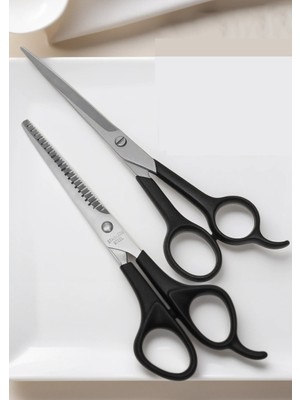 Transformacion Berber Makas Ara Makas Seti Profesyonel 6.5 Inç Çelik