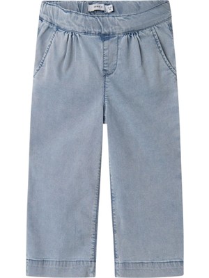 Kız Çocuk Kot Pantolon Geniş 13227072