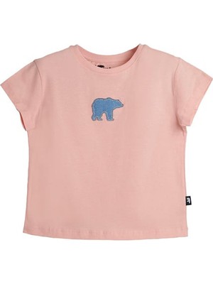 Bad Bear Nikki Pembe Kız Çocuk Tişört
