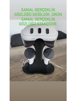 Dlc 3d Design Meta Quest 3 / 3s Için Vr Standı, Oculus Meta Quest Vr Standı, Vr Gözlük Standı