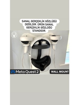 Meta Quest 2 Için Vr Standı, Duvara Monte Oculus Meta Quest Vr Standı, Vr Sanal Gözlük Standı