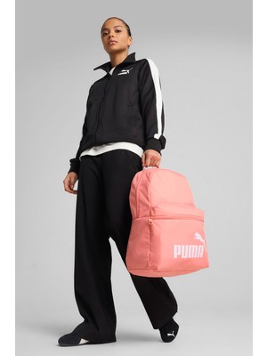 Puma PHASE Pembe Erkek Sırt Çantası Standart Boyut Polyester Malzemeden Düz Desenli
