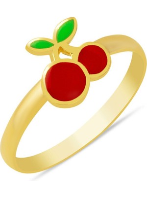 Kirazlı Çocuk Altın Yüzük