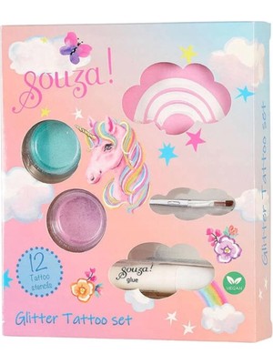 Pırıltılı Dövme Seti - Unicorn