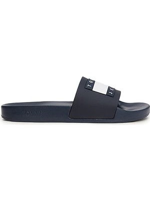 Tommy Hilfiger TOMMY JEANS POOL SLIDE ES Lacivert Erkek Terlik