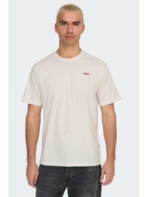 Only & Sons Only&Sons ONSDAWSON REG SS TEE VD Gri Erkek Kısa Kol T-Shirt