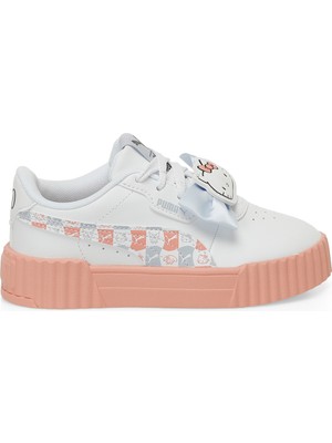 Puma Carina 3.0 HK&FR PS Beyaz Kız Çocuk Sneaker