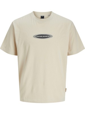Jack & Jones JCOPACER BRANDING PRINT T Beyaz Erkek Kısa Kol T-Shirt