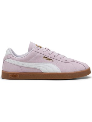 Puma Kadın Sneaker Günlük Kullanım İçin Deri Tabanlı Lila Renkli Tasarım