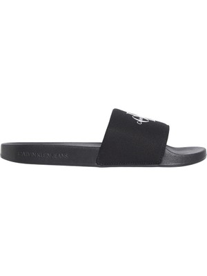 Calvin Klein SLIDE MONOGRAM CV Siyah Erkek Terlik