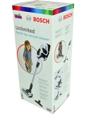 Klein Bosch Oyuncak Sesli Işıklı Beyaz Elektrik Süpürgesi
