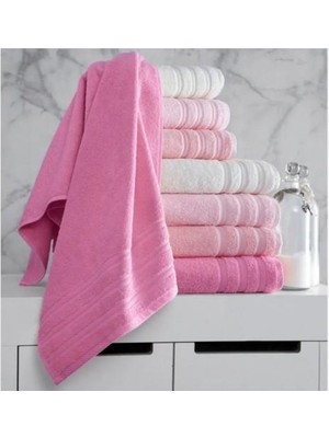 70X140 4´lü Havlu Seti Pembe