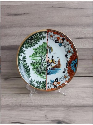 Fermato 6 Kişilik Porselen Pasta Tabağı Seti Hybrid 6 Serisi