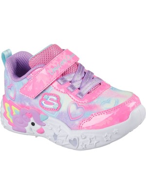 Skechers Unıcorn Charmer Lıl Heart Sparkles Işıklı Bebek Spor Ayakkabı 303064N