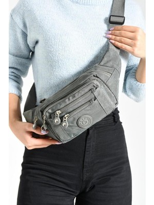 Hafif ve Su Geçirmez Unisex Bel Çantası, Çok Cepli, Rahat ve Şık Tasarım