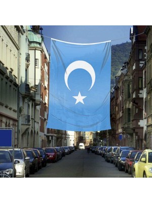 Asilmeydan Doğu Türkistan Bayrağı Raşel Bayrak (400X600 Cm)