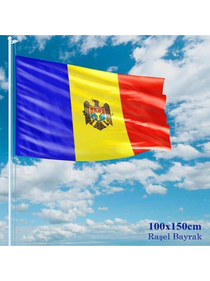 Asilmeydan Moldova Bayrağı Raşel Kumaş 100 x 150 cm