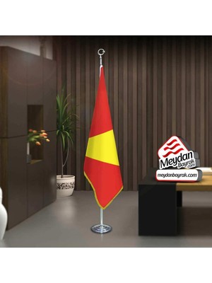 Asilmeydan Babür İmparatorluğu Bayrağı-17 Eski Türk Devleti -Ofis-Makam-Toplantı Odaları-Direkli-Saçaklı Bayrak