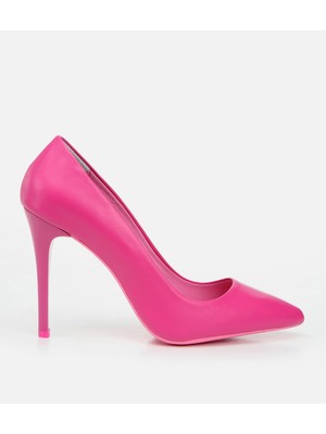 Hotiç Kadın Deri Pembe Stiletto