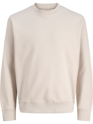 Erkek Gögüs Logo Baskili Sweatshirt - Blachad