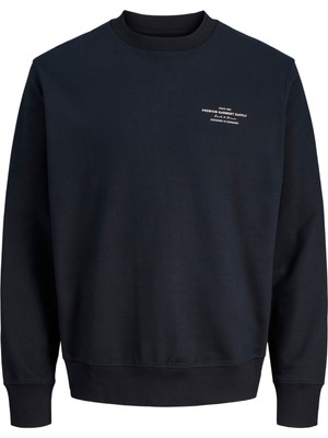 Erkek Gögüs Logo Baskili Sweatshirt - Blachad