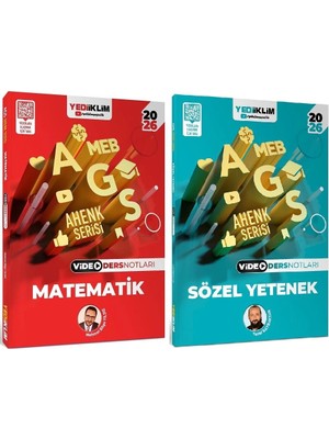 2026 Meb-Ags Matematik Sayısal + Sözel Yetenek Video Ders Notları