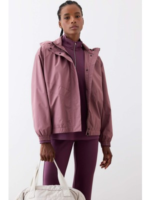 DeFacto Su İtici Regular Fit Kapüşonlu Cepli Mevsimlik Baharlık Yağmurluk C4949AX25AU