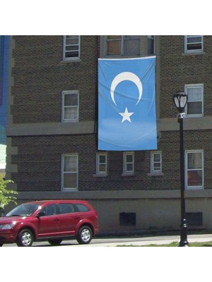 Asilmeydan Doğu Türkistan Bayrağı Raşel Bayrak (300X450CM)