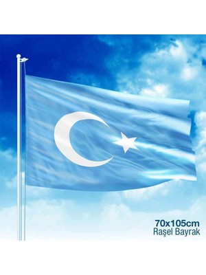 Asilmeydan Doğu Türkistan Bayrağı Raşel Bayrak -(70x105cm)